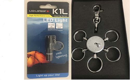 Bundle - Led Lenser K1L + Mammut Modular Schlüsselanhänger 7155